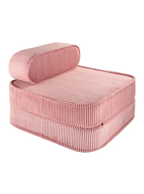 Wigiwama Corduroy Pink Mousse Flip Chair