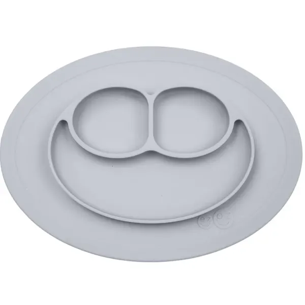ezpz Mini Happy Mat in Pewter