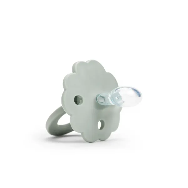 ELODIE - Binky Bloom Silicone 3+ months - Mineral Green 2