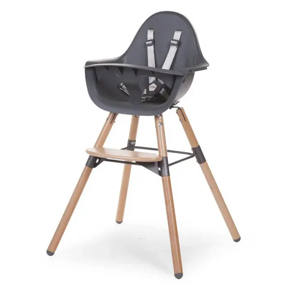 CHILDHOME Evolu 2 High Chair - Natural & Anthracite