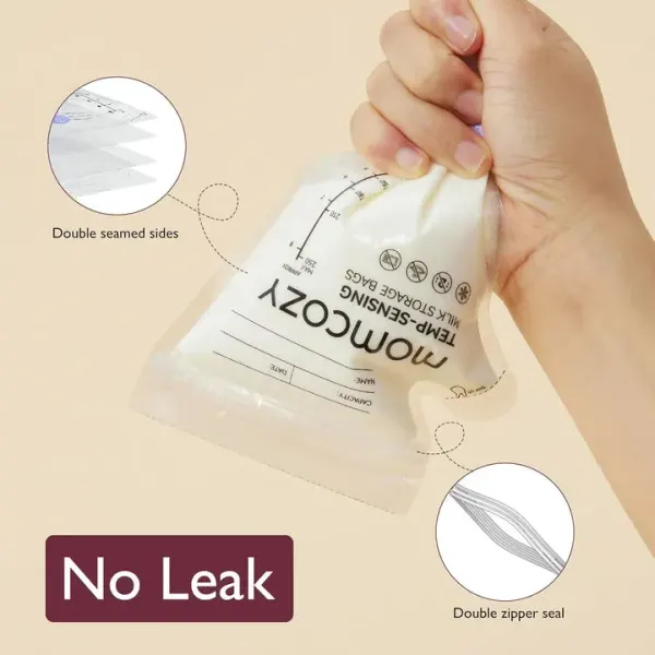 Momcozy - Spout Breastmilk Storage Bags (120 pc) 2