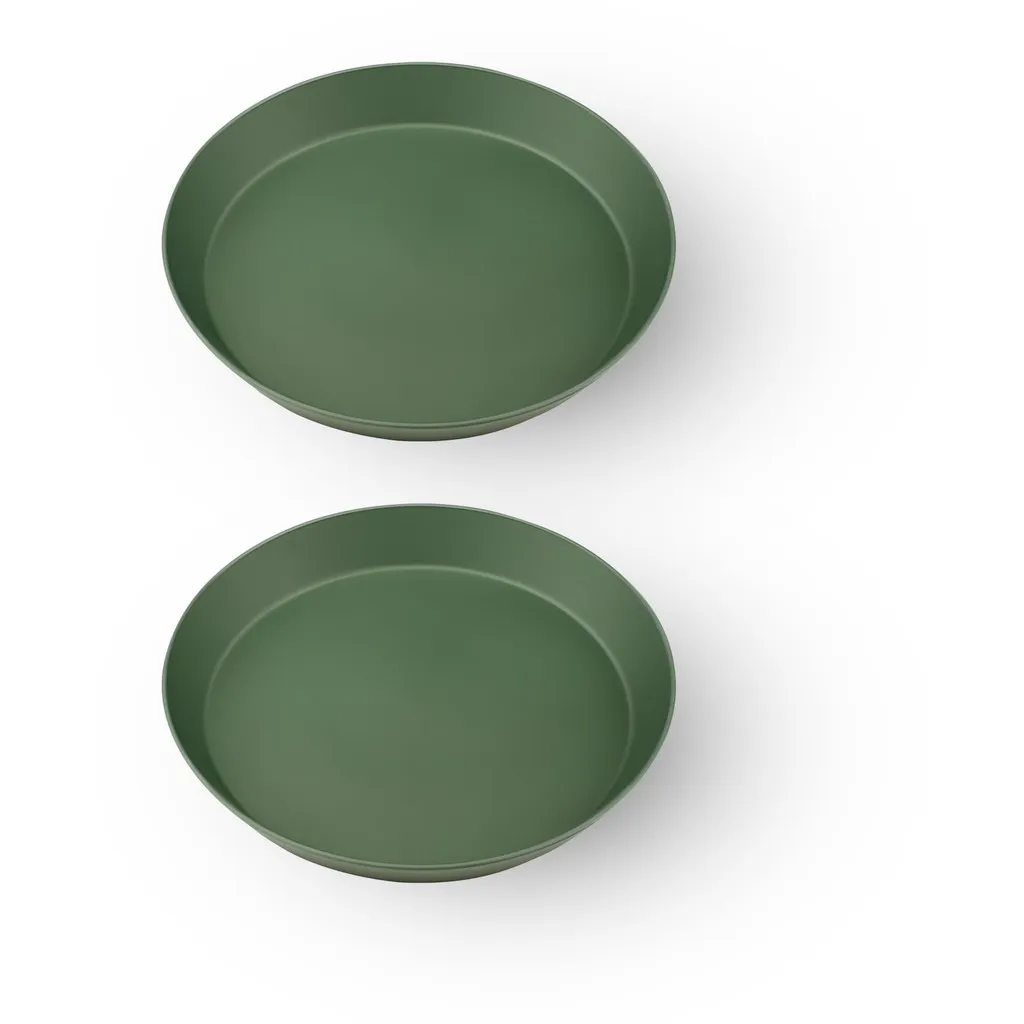 Bio Based Plates - Set of 2 - Green Bio Based Plates - Set of 2 - Green