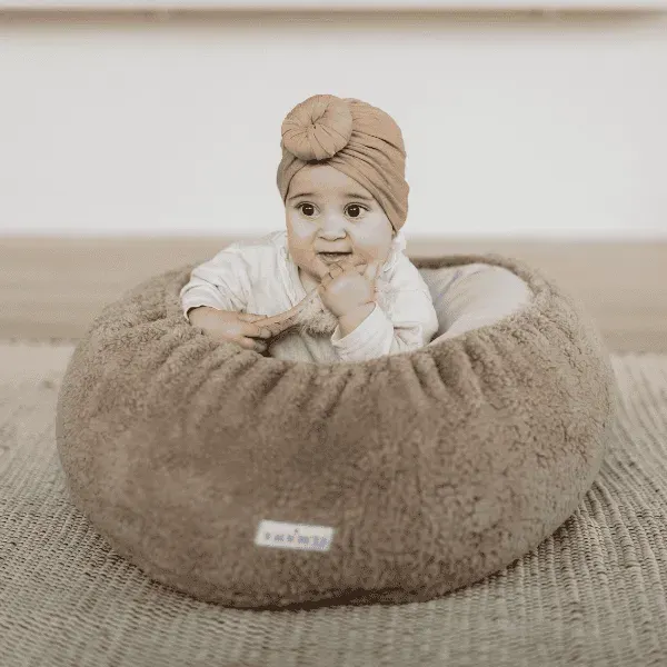 Ilmaha - Relax cover for feeding pillow teddy | Taupe 2