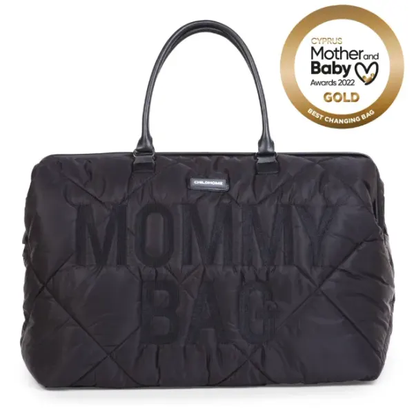 Childhome - Mommy Bag Nursery Bag - Puffered - Black