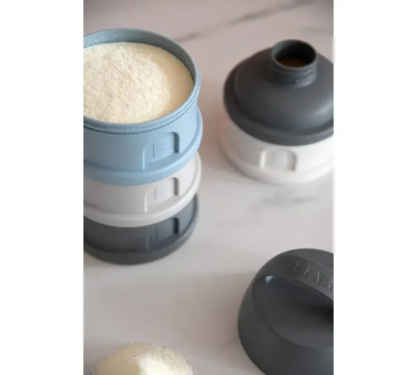 BEABA Formula/Snack Container & Dispensers -Mineral Grey/Blue 2