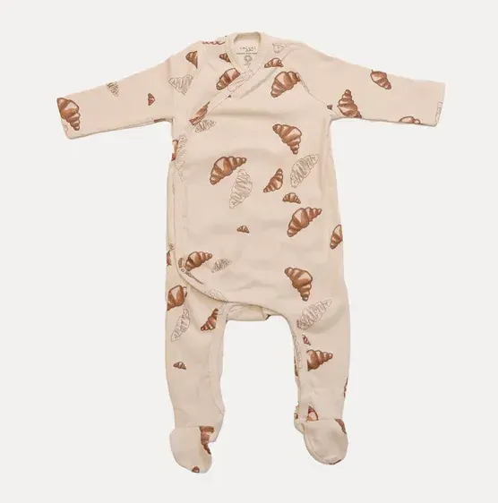 VAC VAC Studio - Newborn Crossover Suit - Croissant Big- TOULON
