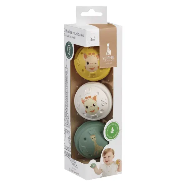 Sophie la girafe 3 musical balls - The 5 senses "HEARING"