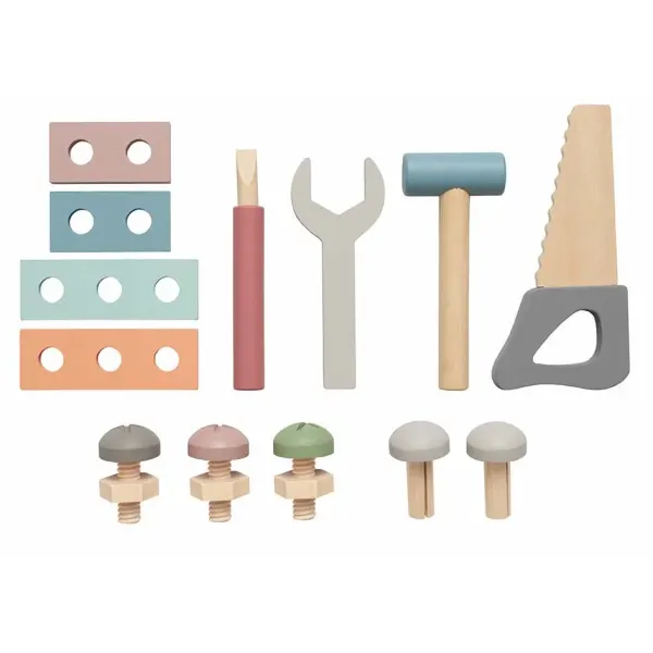 Jabadabado - Wooden Teddy Toolbox 2