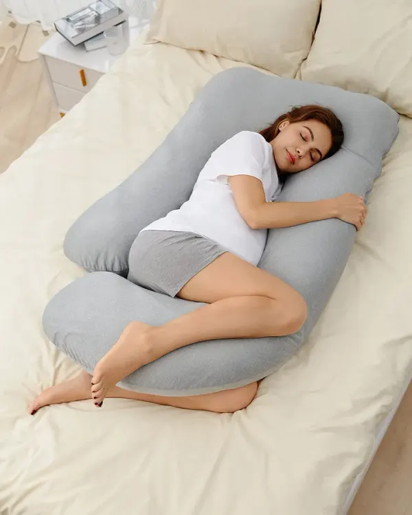 Momcozy - Huggable - Cooling U Shaped Maternity Body Pillow