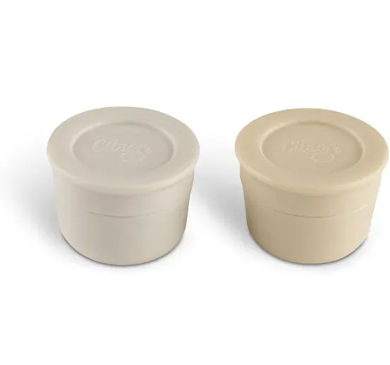 CITRON Mini Sauce containers - Pink & Beige 2