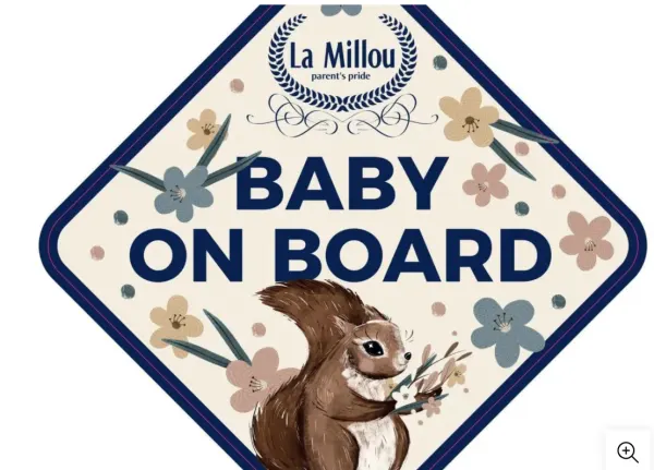 Baby on Board Sticker La Millou 2