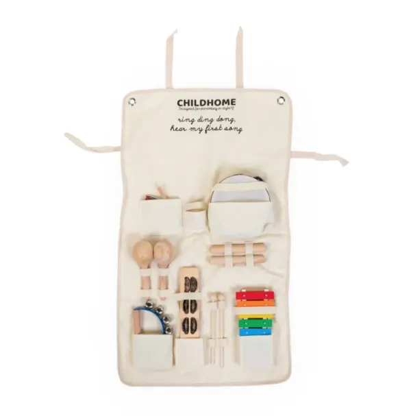 CHILDHOME Music Set of 8 Instruments + Organiser