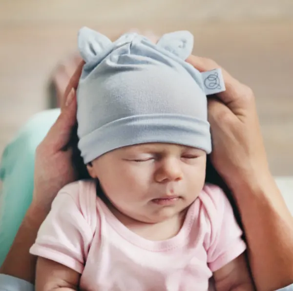 MAYLILY Bamboo Baby Ears Cap - Beige 2