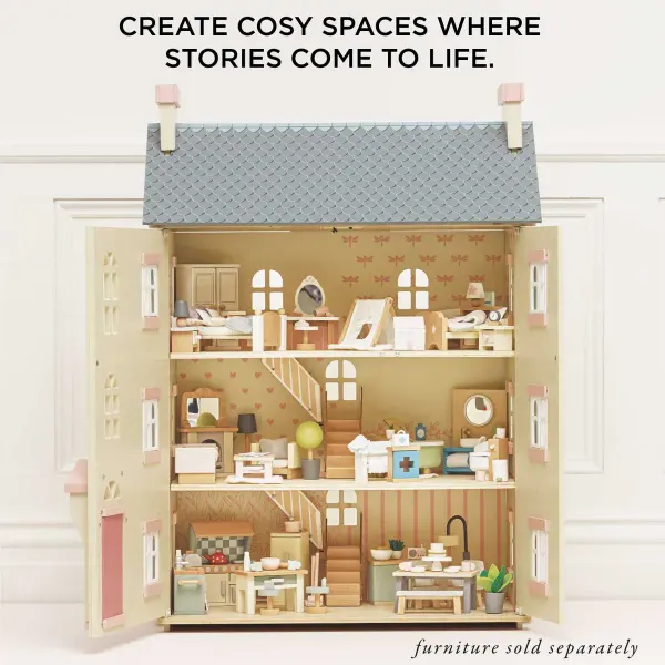 Cherry Tree Hall Wooden Dollhouse Mansion 2