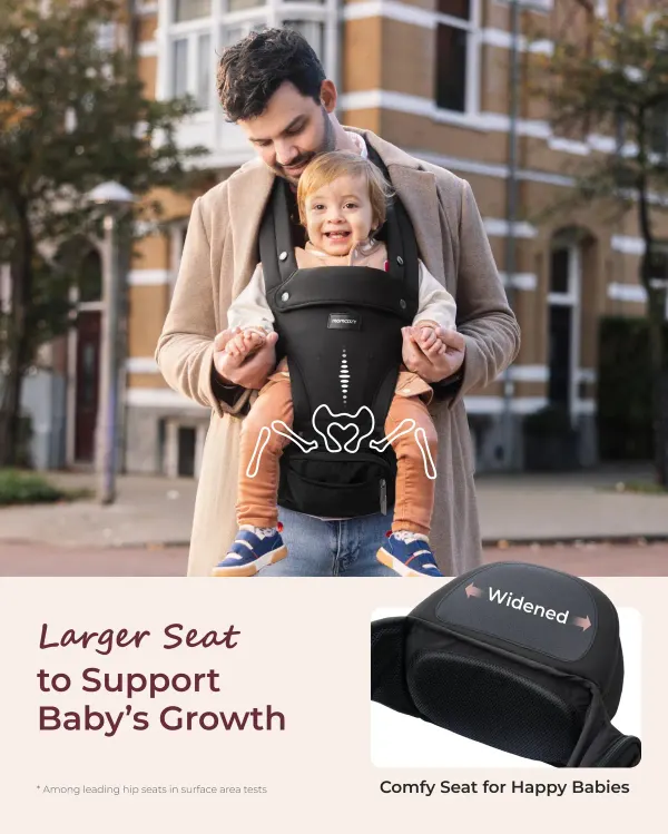 Momcozy 2-In-1 Hip Seat Baby Carrier 2