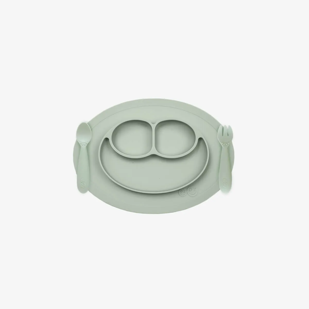 ezpz Mini Feeding set in Sage ezpz Mini Feeding set in Sage