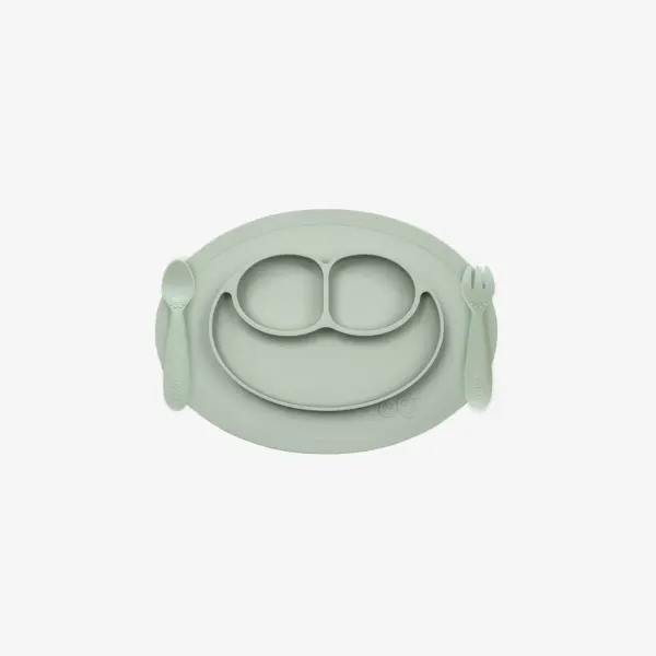 ezpz Mini Feeding set in Sage