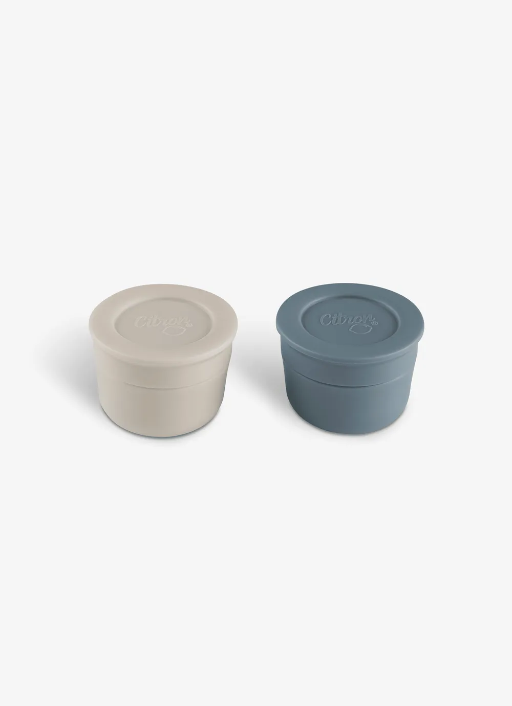 CITRON Mini Sauce containers - Blue & Cool Grey CITRON Mini Sauce containers - Blue & Cool Grey