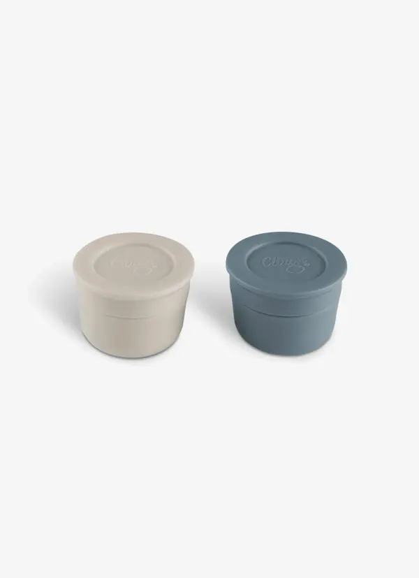 CITRON Mini Sauce containers - Blue & Cool Grey