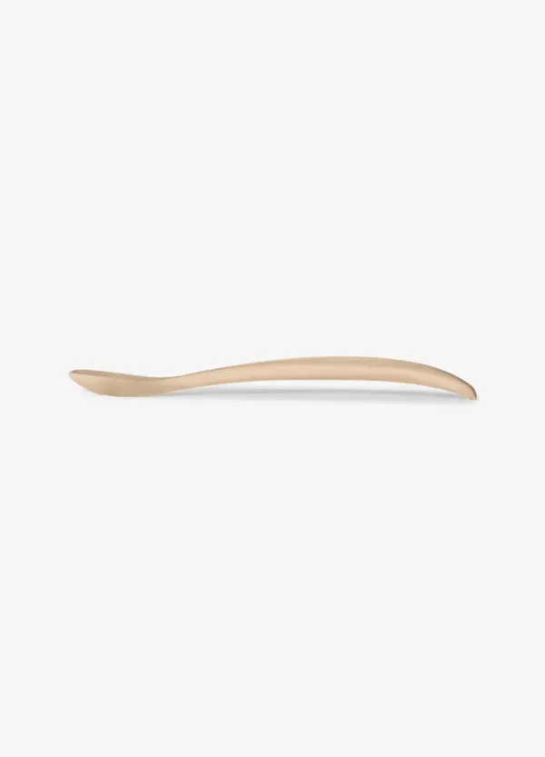 CITRON - Ergonomic Silicone feeding Spoon - Set of 2 - Beige & Blush 2
