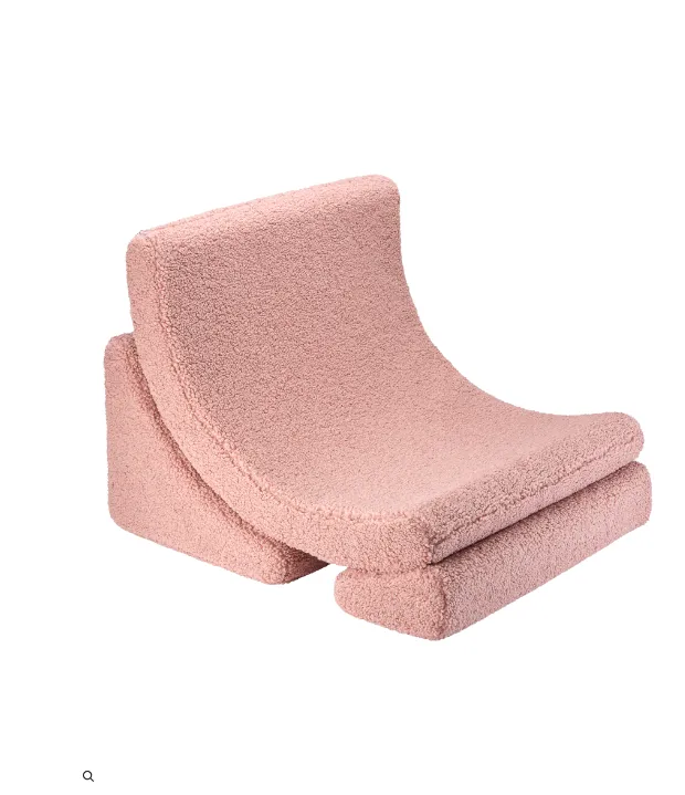 Wigiwama Moon Chair - Biscuit Boucle Guava Wigiwama Moon Chair - Biscuit Boucle Guava