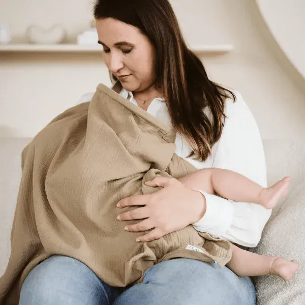 ILMAHA Feeding & Nursing Cover Taupe 2