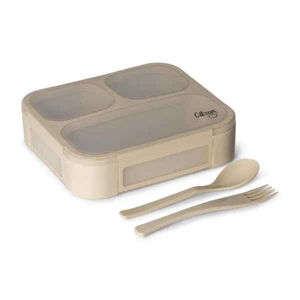 Citron Bento Lunchbox with fork & spoon 2