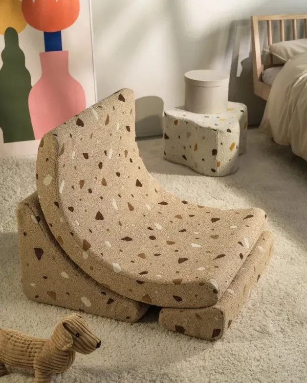 Wigiwama Moon Chair - Terrazo Sand 2