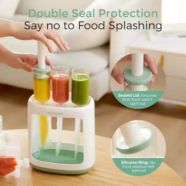 Momcozy Squeeze Station (Baby Food Maker & Pouch Filler for Homemade Baby Puree) 2