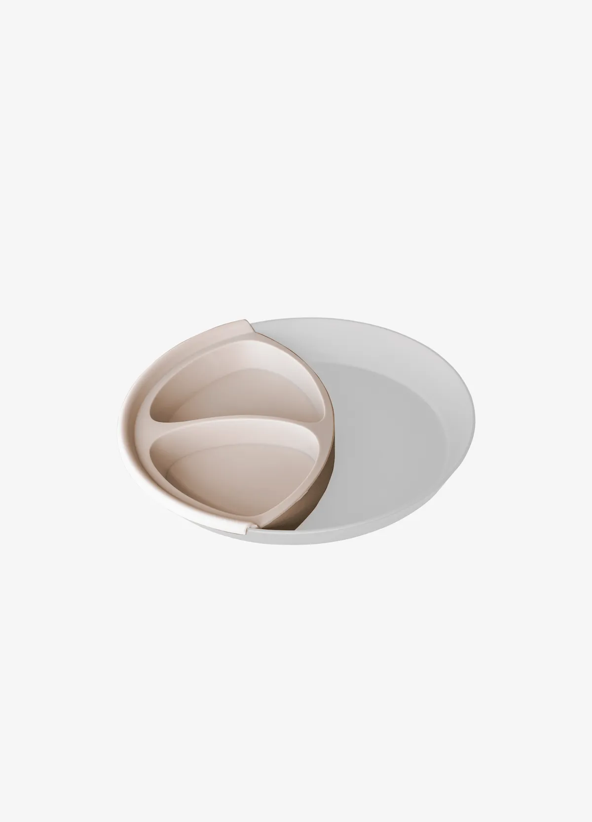CITRON - Silicone plate divider - Beige (*PLATE NOT INCLUDED) CITRON - Silicone plate divider - Beige (*PLATE NOT INCLUDED)