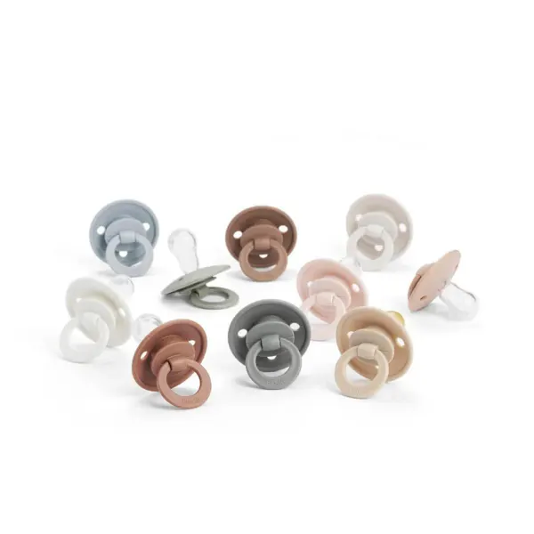 ELODIE Binky Bundle Silicone 3+ months - Pure Khaki - One Size 2