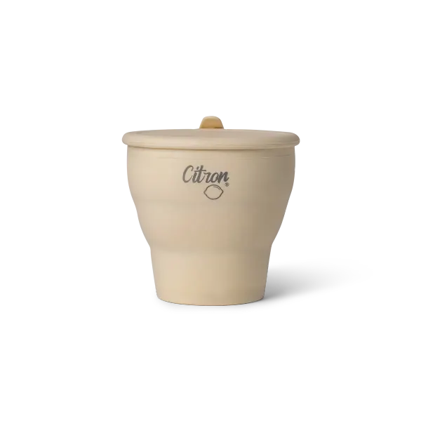 CITRON - Spill free snack cup (Collapsible) Ballerina