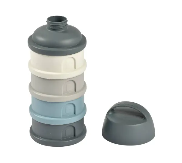 BEABA Formula/Snack Container & Dispensers -Mineral Grey/Blue