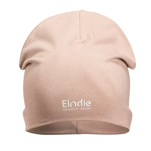 ELODIE - Winter Beanie - Organic Cotton - Powder Pink - 0 - 6 months