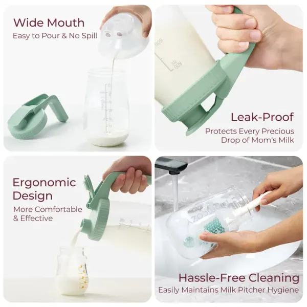 Momcozy - Glass Breastmilk Storage Container 2