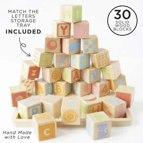 ABC Educational Wooden Blocks