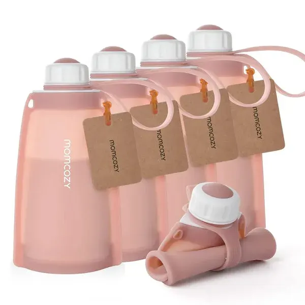 Momcozy - Silicone Milk Storage Bags - Pack of 5