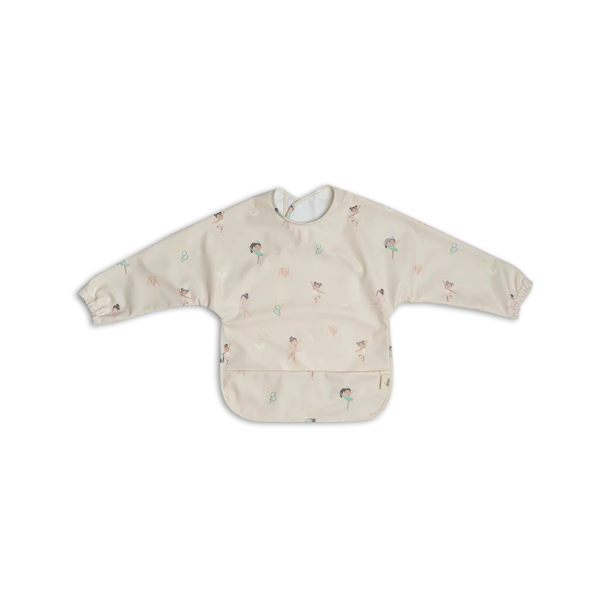 Citron Long Sleeve Bib - Ballerina Citron Long Sleeve Bib - Ballerina