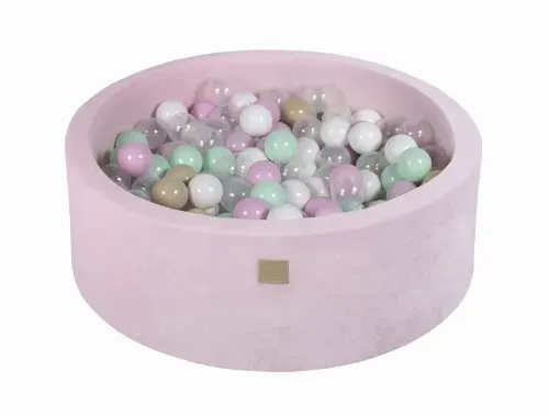 MeowBaby® Pinky Mint Ball Pit + 200 balls