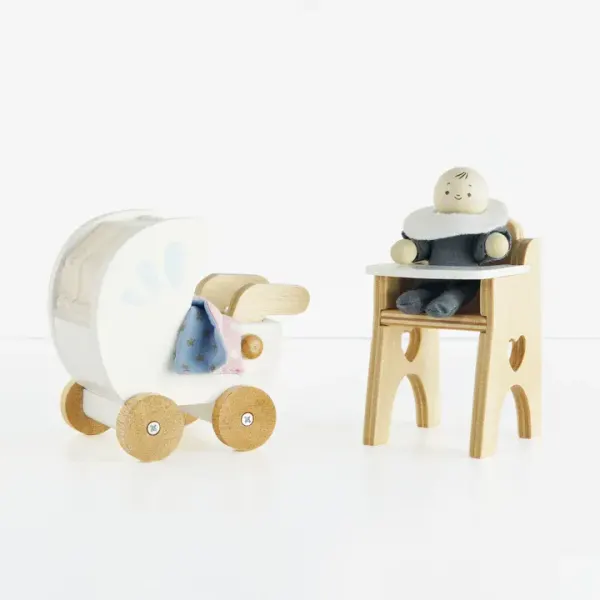 Le Toy Van Doll House - Nursery & New Baby Set 2