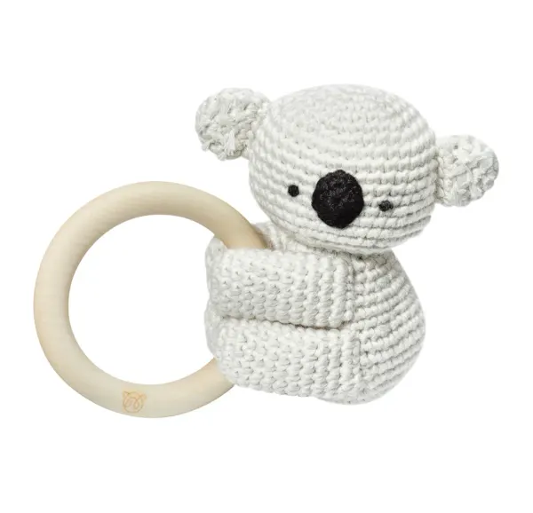 MAYLILY Rattle Teether Koala Cream