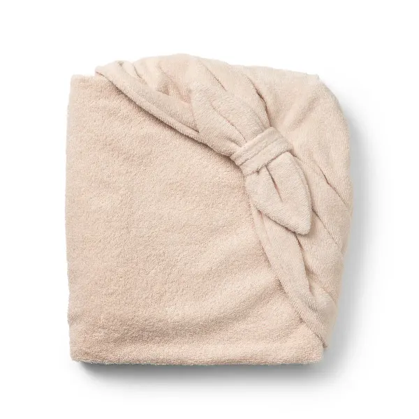 ELODIE - Hooded Towel - Powder Pink Bow 2