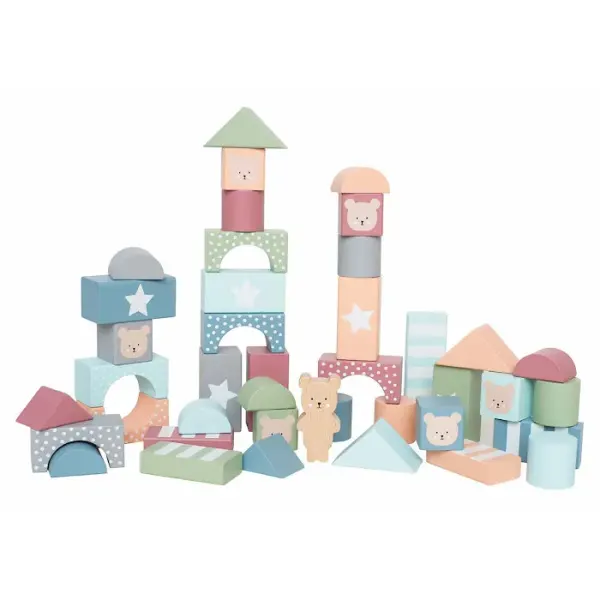 Jabadabado - Building Blocks Teddy Colour