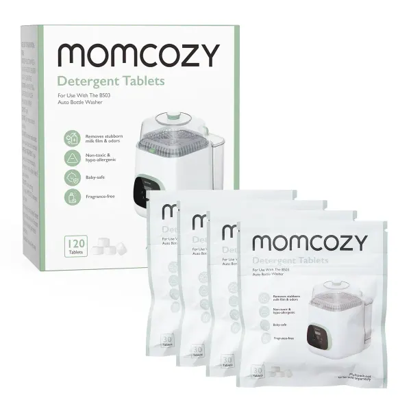 Momcozy - Washing Block for KleanPal Pro Bottle Washer, 120 Tablets