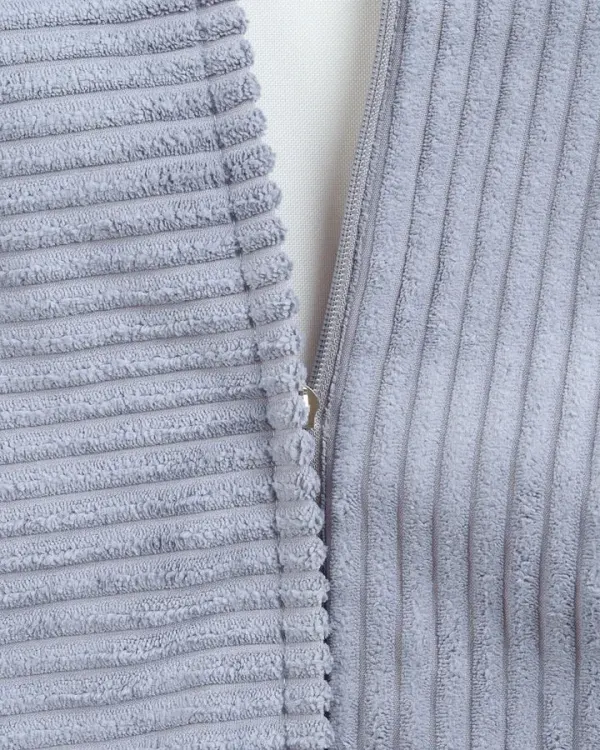 Wigiwama Ottoman - Blueberry Corduroy 2