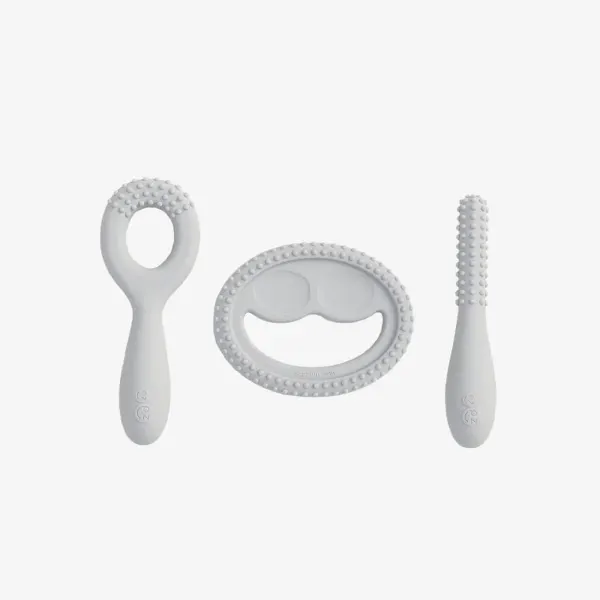 ezpz oral development tools (Teethers) - Pearl Grey