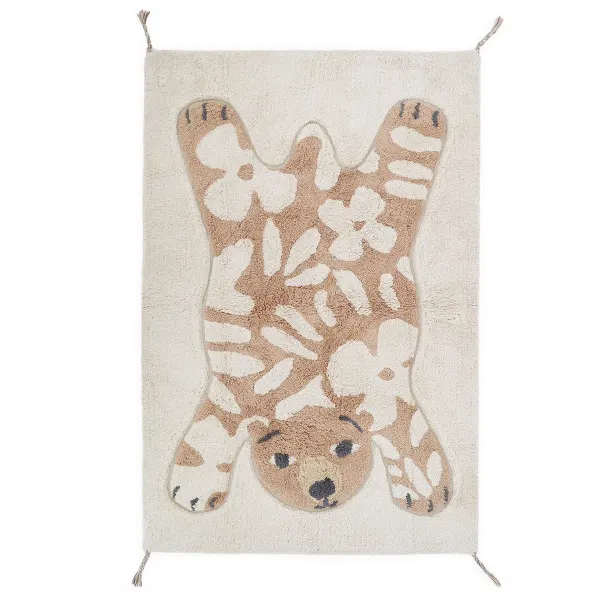 Nattiot Lovebear Machine Washable Cotton Children's Rug