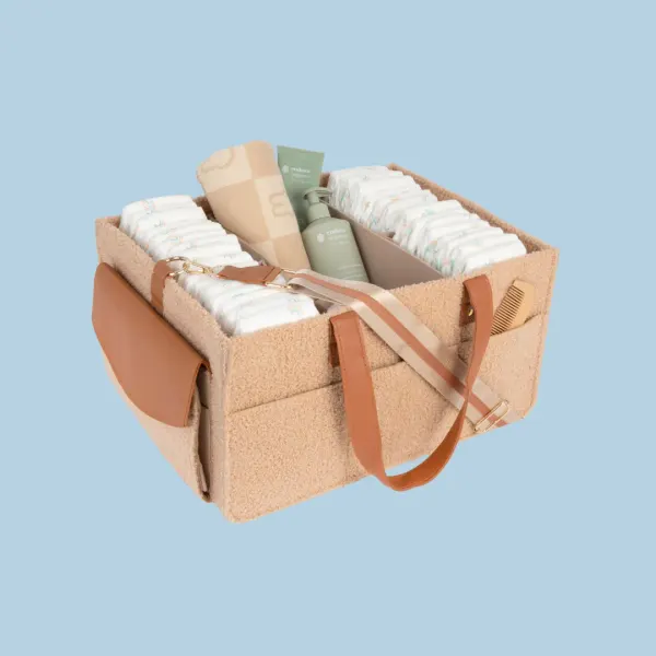 Bunnie Caddie: Teddy Tan | the Luxurious Nappy Caddie