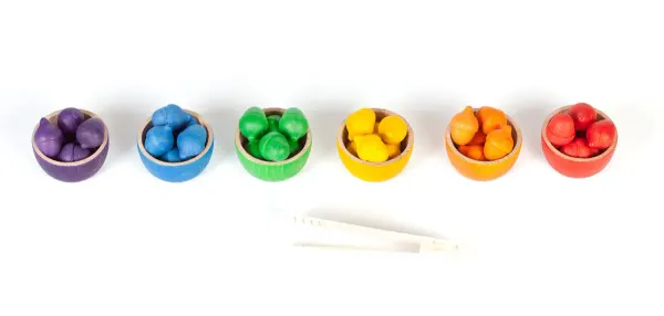 Grapat - Wooden Bowls & Acorns Set 2