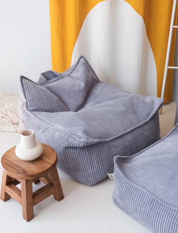 Wigiwama Beanbag Chair - Blueberry Blue 2